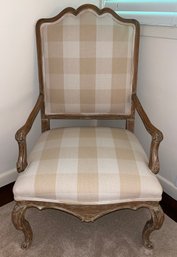 Solid Wood Kravet Upholstered Arm Chair