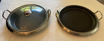 Curtis Stone Stainless Steel Pots - 2 Total - 1 Lid Included