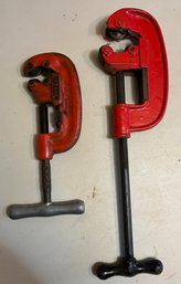Ridgid Pipe Cutting Clamps - 2 Total