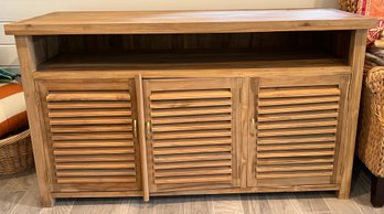 Solid Wood Buffet With Storage