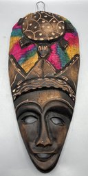 Handcrafted African Decorative Wooden Mask Wall Decor