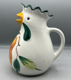 Fortunoff The Source Ceramic Hen Pitcher - Made In Italy
