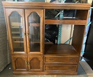 Wooden TV Console With Storage