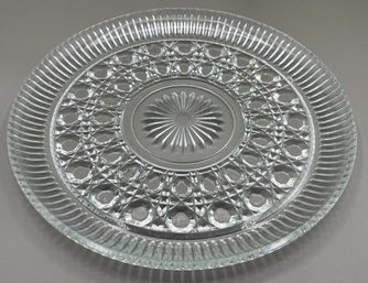 Cut Glass Serving Platter