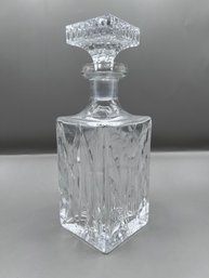 Cut Crystal Etched Decanter