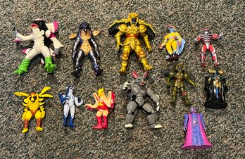 1993-1995 Bondai Power Ranger Toy Villain Action Figures - 12 Total