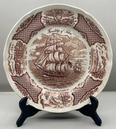 Alfred Meakin Original Copper Engraving Porcelain Platter - Made In England