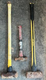 Assorted Sledgehammers - 3 Total