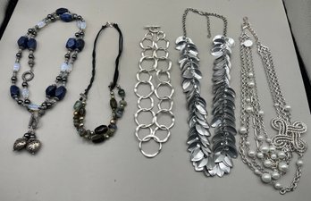 Assorted Costume Jewelry Necklaces - 4 Total