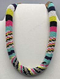 Costume Jewelry Colorful Beaded Necklace