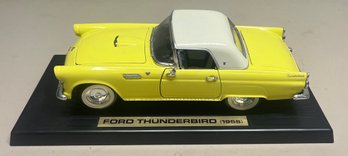 Road Tough 1955 Ford Thunderbird 1/18 Scale Diecast Car With Plastic Base