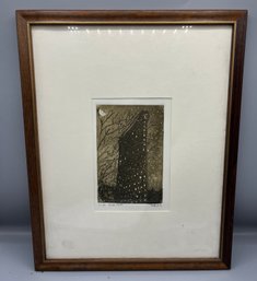 Artist Signed 'Flat Iron' Lithograph Framed 32/81 1998