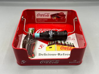 Tin Box Co. Coca-cola Napkin Holder