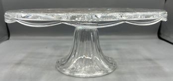 Lenox Cut Crystal Pedestal Cake Platter