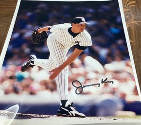New York Yankees 1996 Bob Wickman & Jimmy Key Autographed Photos In Original Envelope