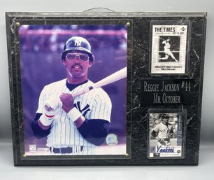 NY Yankees Reggie Jackson #44 Mr October Wall Plaque