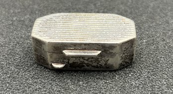 Vintage Tiffany And Co. 925 Silver Trinket Box - Made In Italy - .52 OZT