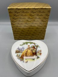 Vintage Royal Porcelain Trinket Box - Made In The Kingdom Of Thailand - Box Included