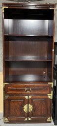 Bernhardt Solid Wood Bookcase With Cabinet