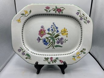 Spode Fine Stone Summer Palace Pattern Serving Platter - Made In England