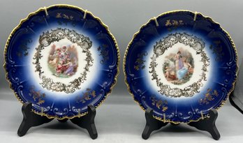 Royal Bavaria China Plate Set - Made In Germany - 2 Total