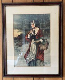 Framed Print - Victorian Women