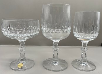 Schott Zwiesel Genuine Lead Crystal Stemware Set - Made In Germany - 24 Total Pieces