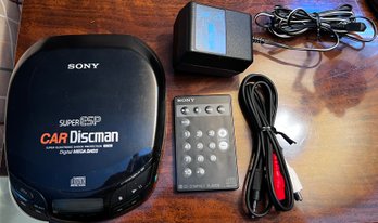 Sony Super ESP Car Discman With Remote