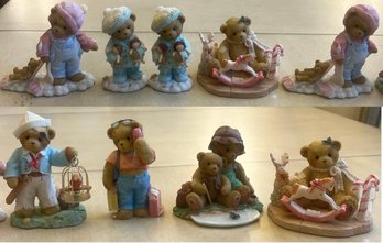 Cherished Teddies Figurines - 9 Total