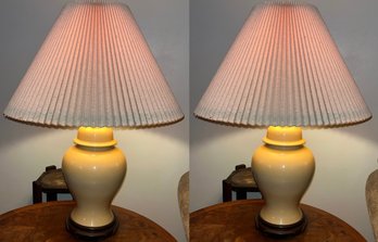 Ceramic Table Lamps - 2 Total