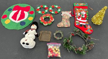 Assorted Lot Of Holiday Decor