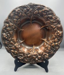 Copper Craft Guild Embossed Copper Bowl