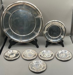 Lotus Sterling Silver Tableware Set - 15 Pieces Total - 114.75 OZT Total