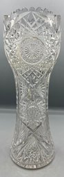 Exquisite Cut Crystal Vase