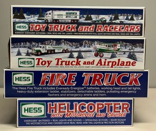 2000/2001/2002 & 2003 Hess Trucks - 4 Total