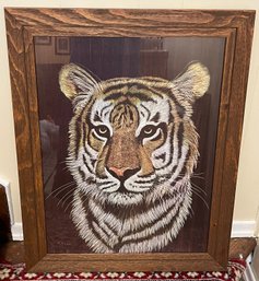 Marjorie Brice Tiger Print Framed