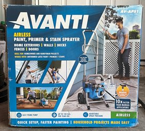Avanti Airless Paint/primer & Tain Sprayer - NEW In Box - Model AV-APS1