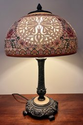 Decorative Hand Painted Porcelain Pierced Table Lamp