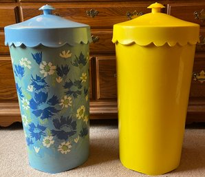 Retro Wolff Products Laundry Bins - 2 Total