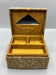 Decorative Fabric Covered Jewelry Box