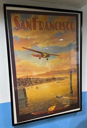 San Francisco Western Express Air - Print Framed