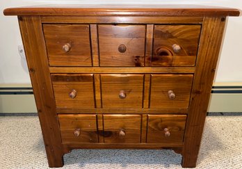 Ethan Allen Solid Wood 3-drawer Nightstand