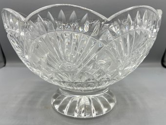 Cut Crystal Footed Bowl