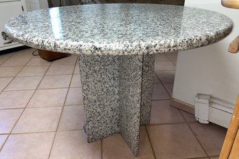 Solid Granite Round 2-piece Dining Table