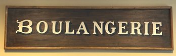 Decorative Wooden Wall Sign - Boulangerie - Made In The Philippines