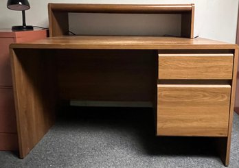 2 Drawer Student Desk With Detachable Shelf- Key Not Included