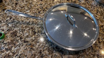 All Clad D5 12 Stainless Steel Frying Pan With Lid