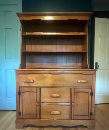 Solid Wood Buffet/Hutch Cabinet