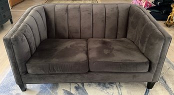 Cindy Crawford Home Microsuede Love Seat