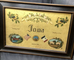 Iowa State Song Framed Picture